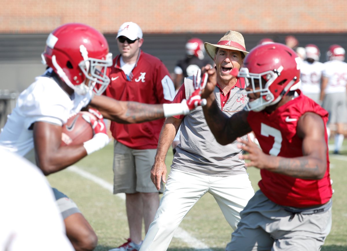Alabama returns to the field for Day 2 of spring practice. bit.ly/2mxnlND #RollTide
