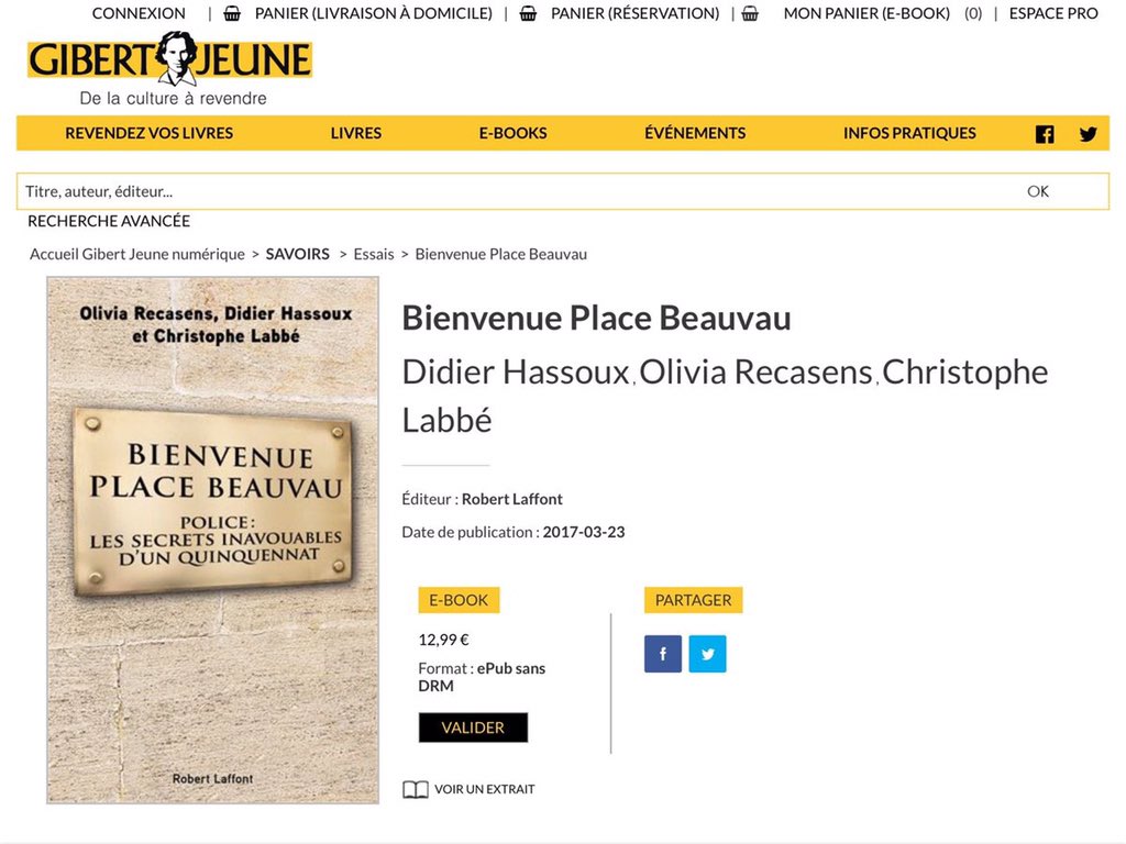 AvecRetailleau_'s tweet photo. Le livre #BienvenuePlaceBeauvau est bien disponible en E-Book : https://t.co/aIA3jQ56vs #LEmissionPolitique https://t.co/ncLR6vypf5