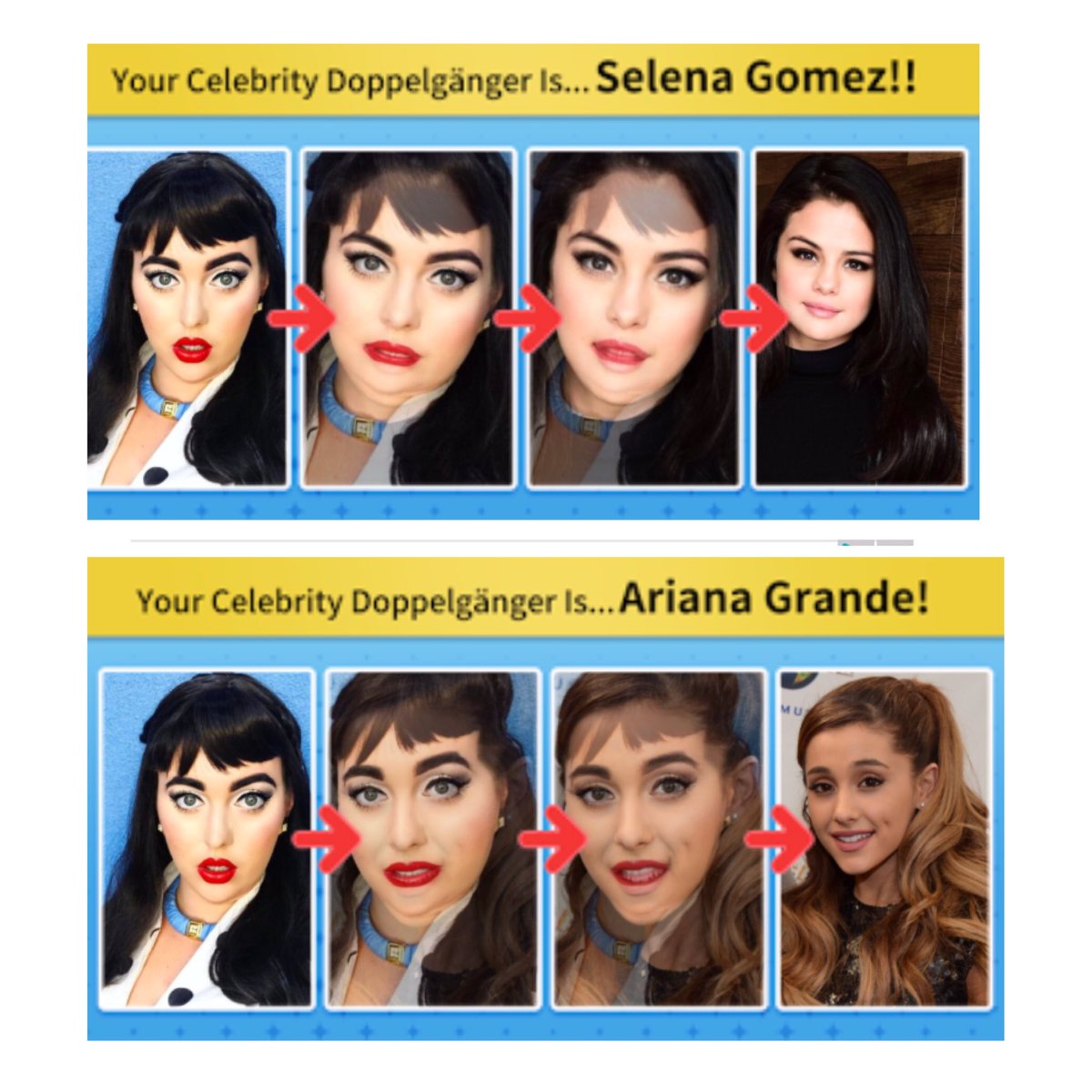 yaaakate's tweet photo. Can we talk about this though? 😂😂😂 @selenagomez @ArianaGrande https://t.co/tuYyiNft8q