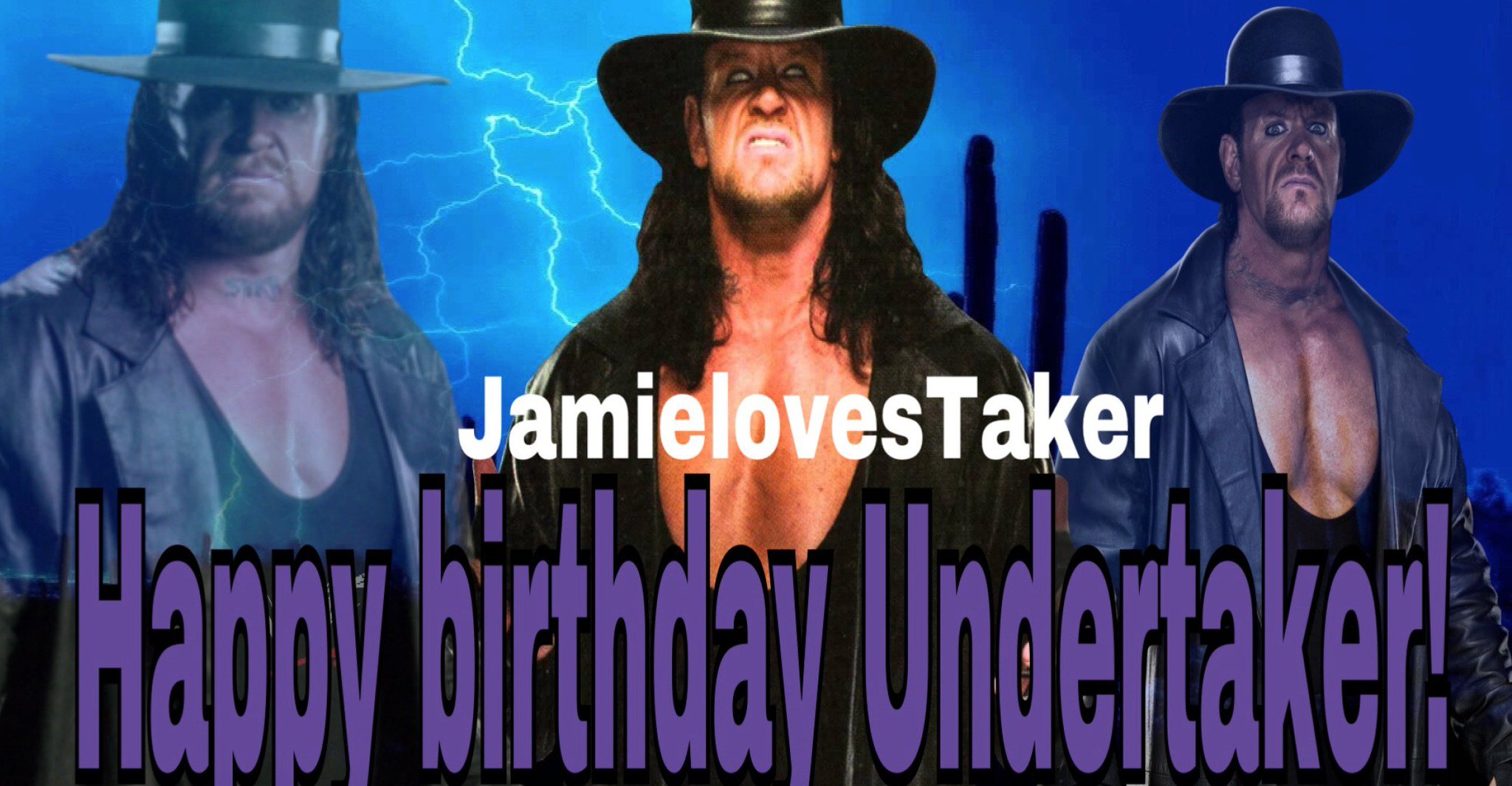 Happy birthday Undertaker!  