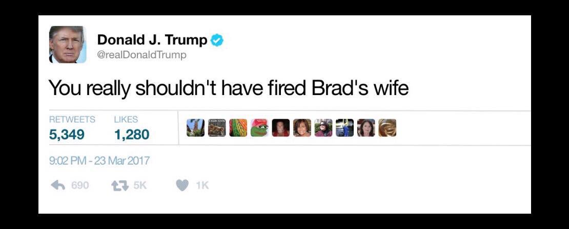 tenderalovelock's tweet image. 45 speaks out 😂😂😂#bradswife #justiceforbradswife #bradswifematters