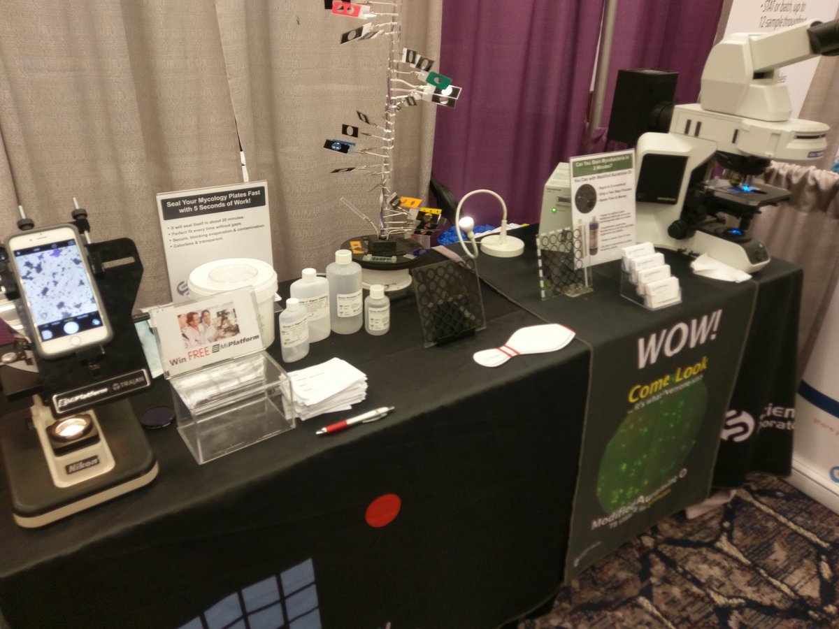 scidevlab's tweet image. Can you stain #mycobacteria in 2 mins?
Can you record your #microscope findings with your phone?
Well we can! We&apos;re at #SCACM stop on by 😀