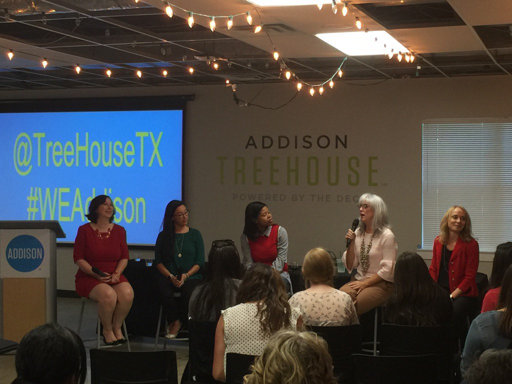 DebbieMrazek's tweet photo. @TreeHouseTX #WEAddison @MelindaLockhart - great panel βοΈβοΈβοΈβοΈβοΈ https://t.co/9B7DPqPvPk