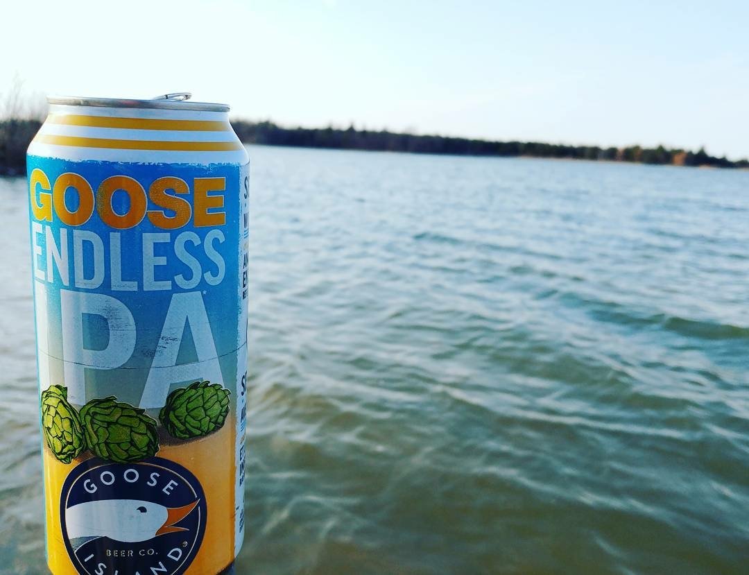 SOBeerBoys's tweet photo. Out on a beauty hike and enjoying an American @GooseIsland #EndlessIPA waiting for the Canadian Geese to get back to our sexy Ontario lakes https://t.co/JOF0xDErow
