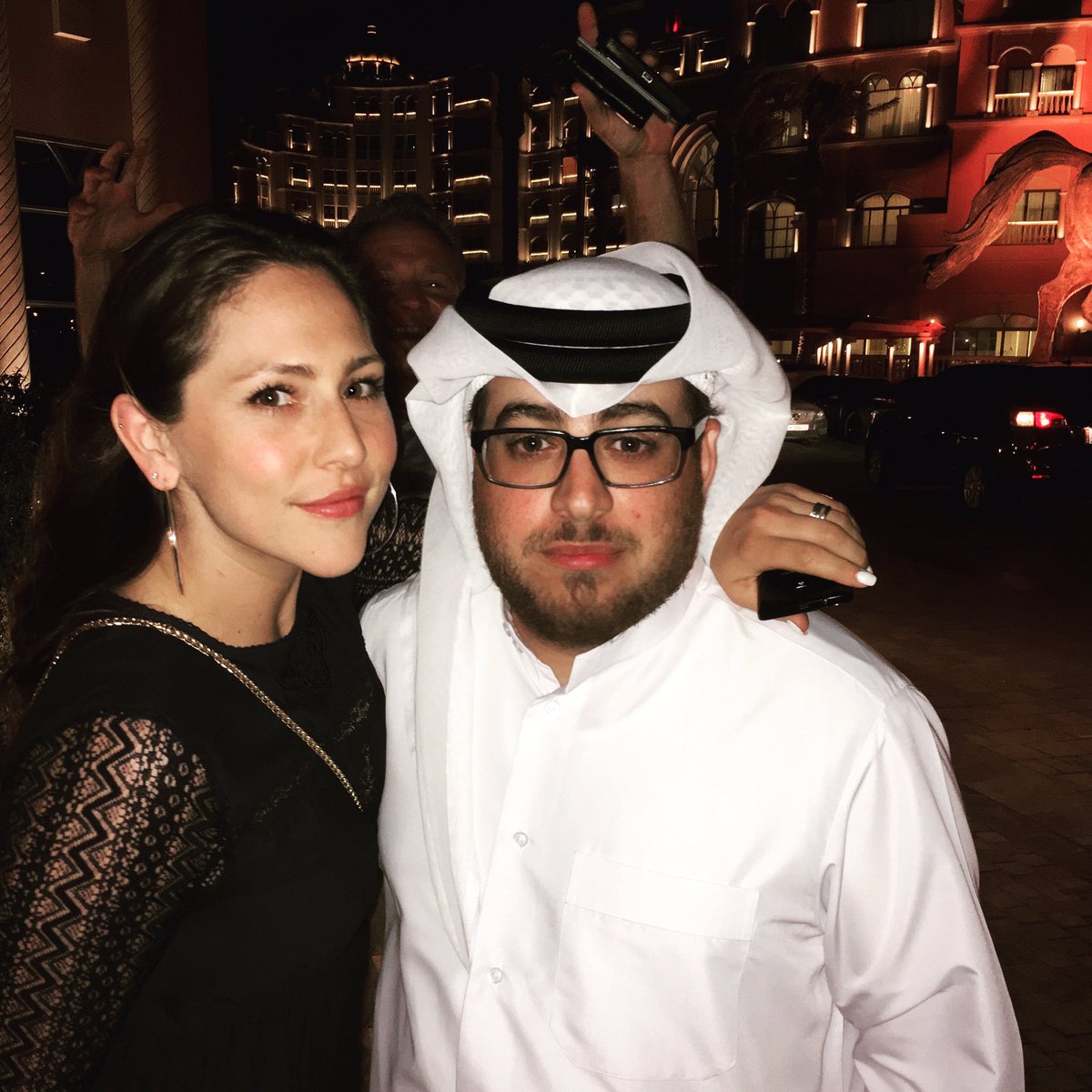 BeccaBuckalew's tweet photo. The best @ahmedalbaker #qataristyle #doha🇶🇦 #kempinski #straightpimpin #nozomi Thank you Ricky with the photo bomb @rickravanello https://t.co/nhVKlhNyde