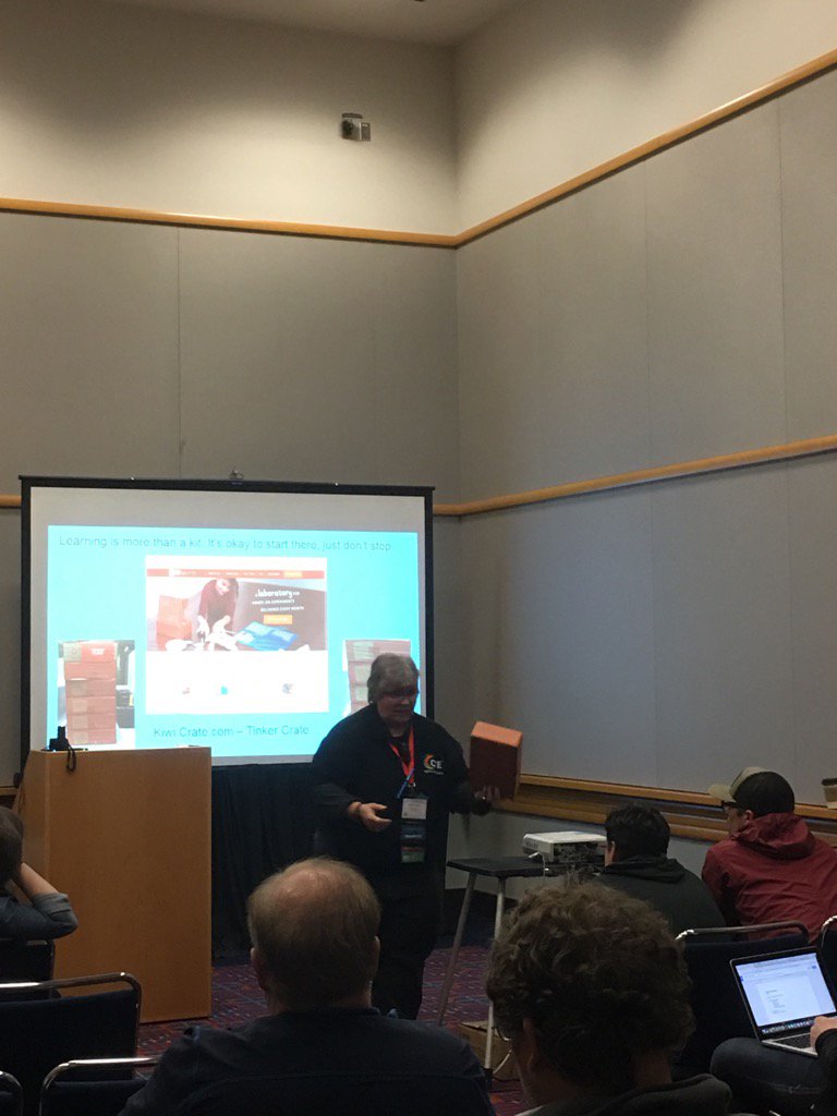 HighlineCTE's tweet photo. Awesome session led by Sandy Gady!! #NCCE17 #HighlineCTE https://t.co/qF9oZiX6QU