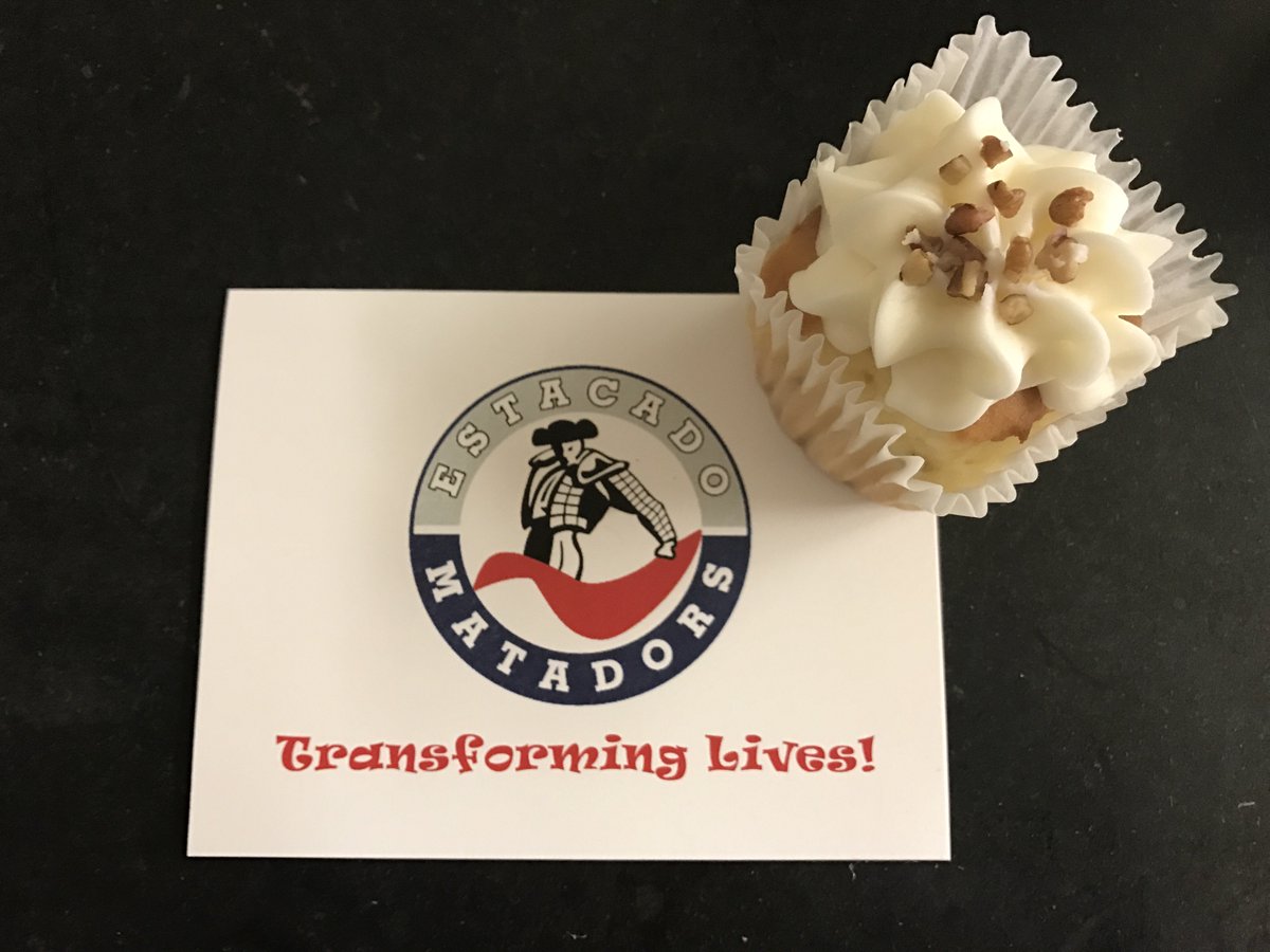 A big thank you to <a href="/EstacadoHS/">Estacado High School</a> administrators for the encouraging note and cupcake!