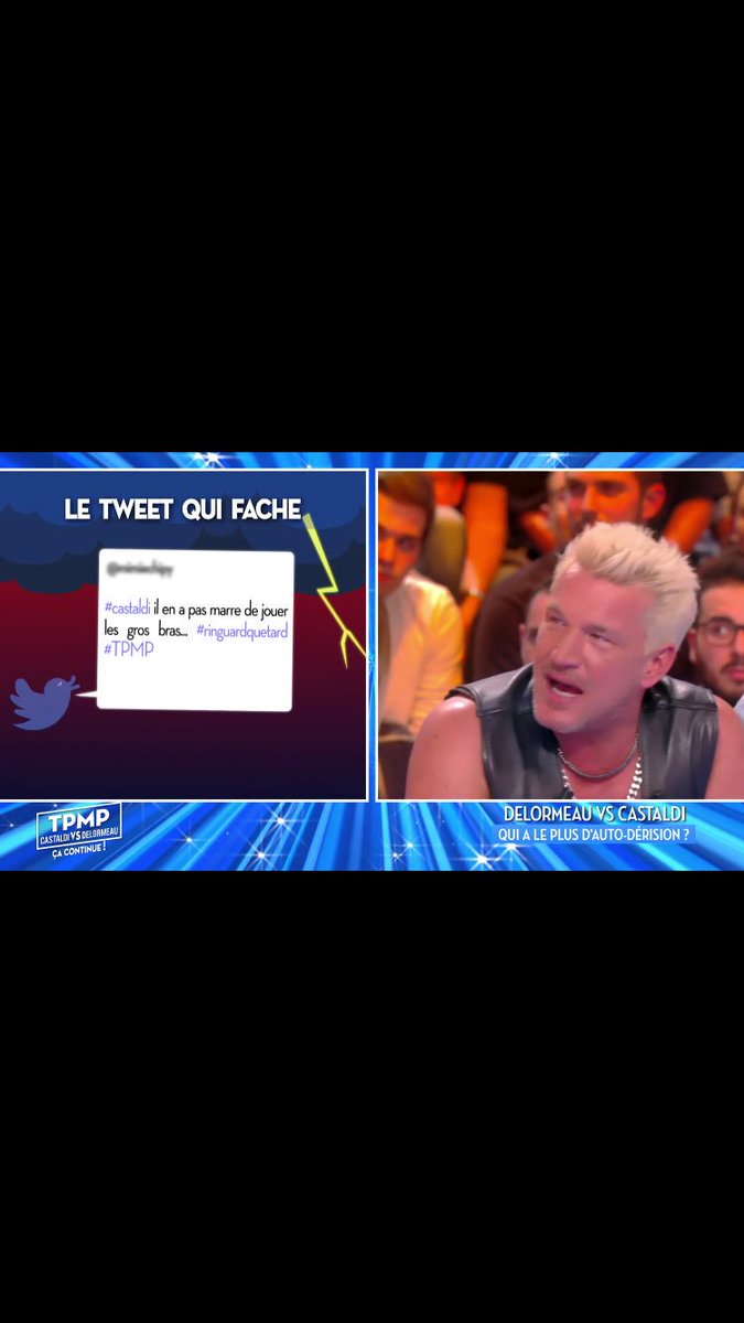 mimiechipy's tweet photo. Après le tweet pour alizée paru chez ruquier, le tweet pour castaldi chez Hanouna. #chialance #TPMPBenjiVSMatt #tpmp #onpcb https://t.co/A8NXMF1Krz