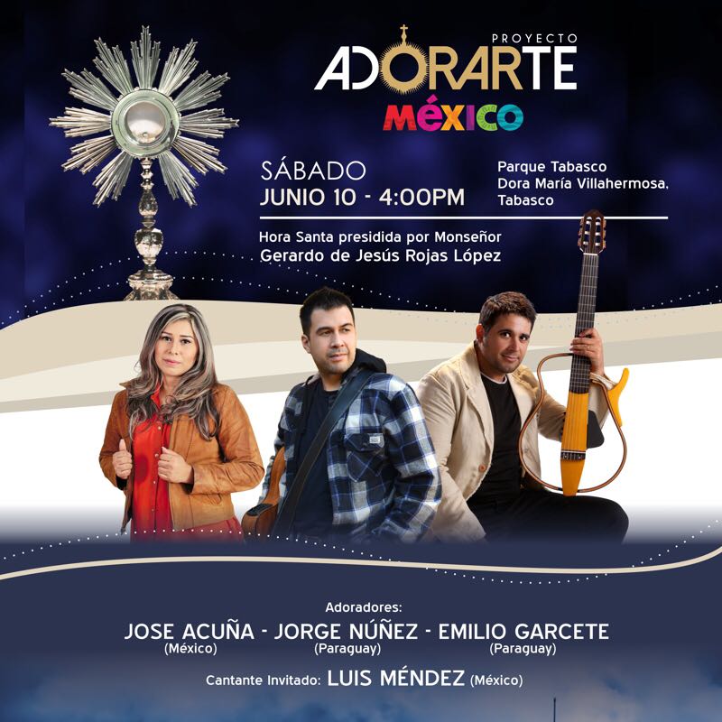 Edificate2016's tweet photo. Concierto de ADORACIÓN el día 10 de Junio del 2017, 4:00 de la tarde en el Teatro al Aire Libre (Parque Tabasco). Costo es de 20 pesos. https://t.co/MpYjod2E8K