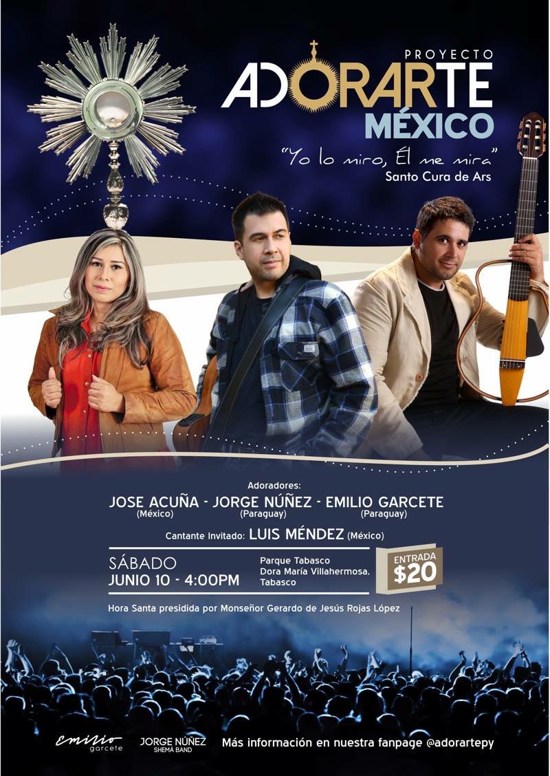 Edificate2016's tweet photo. Concierto de ADORACIÓN el día 10 de Junio del 2017, 4:00 de la tarde en el Teatro al Aire Libre (Parque Tabasco). Costo es de 20 pesos. https://t.co/MpYjod2E8K