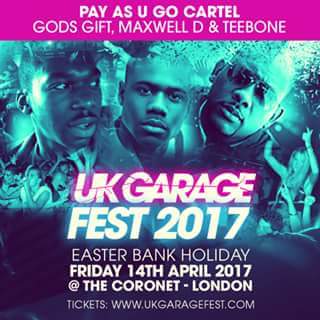 Get your tickets from NOW! #UKGFEST2017