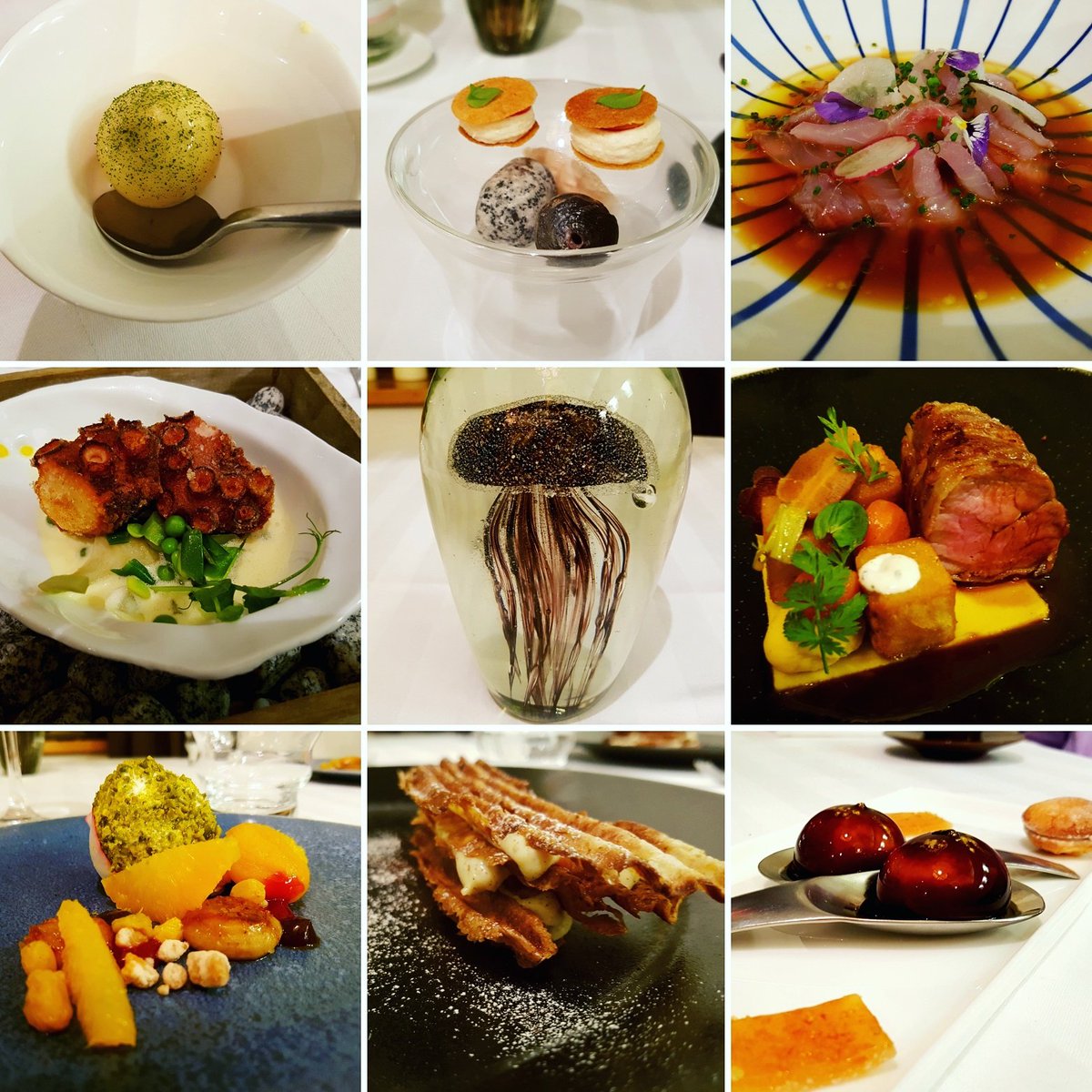 HeimanaYi's tweet photo. amazing dinner at #Octopus #Beziers https://t.co/OWwMo7qBYI