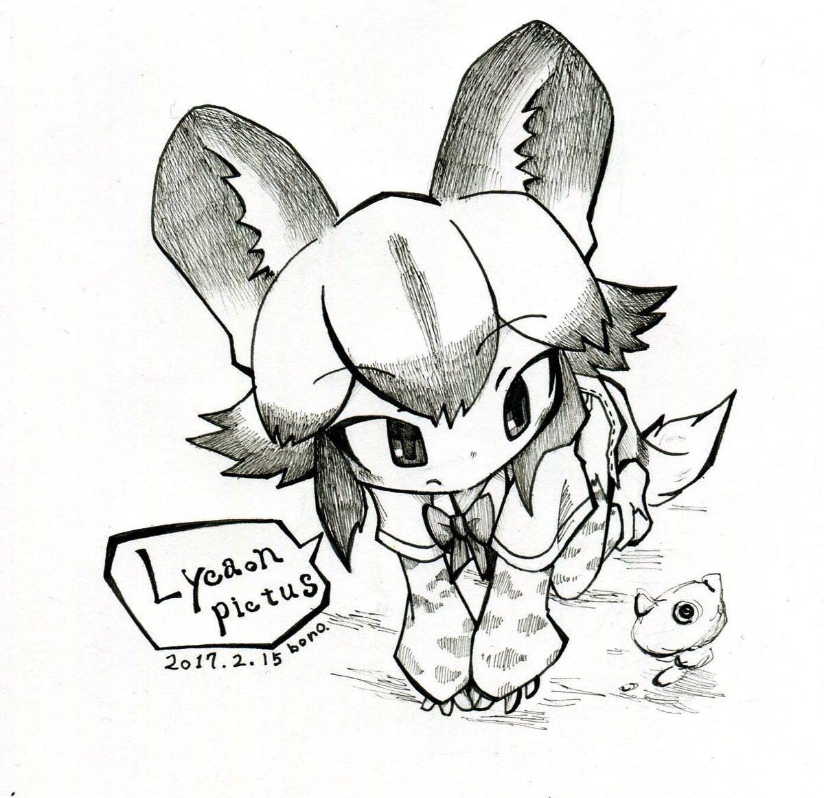 記念に今までのリカオンちゃんを纏めてみた
1枚目はリカオンちゃんを初めて描いたやつです #けものフレンズ 