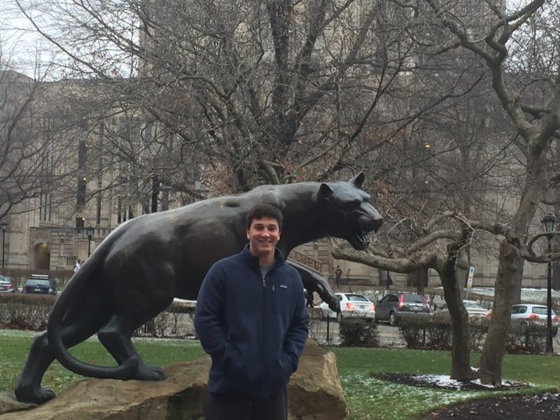 Nsamarkos's tweet photo. I am proud to say that I have officially committed to play baseball at the University of Pittsburgh!!! #H2P https://t.co/pLrgpPUkMs