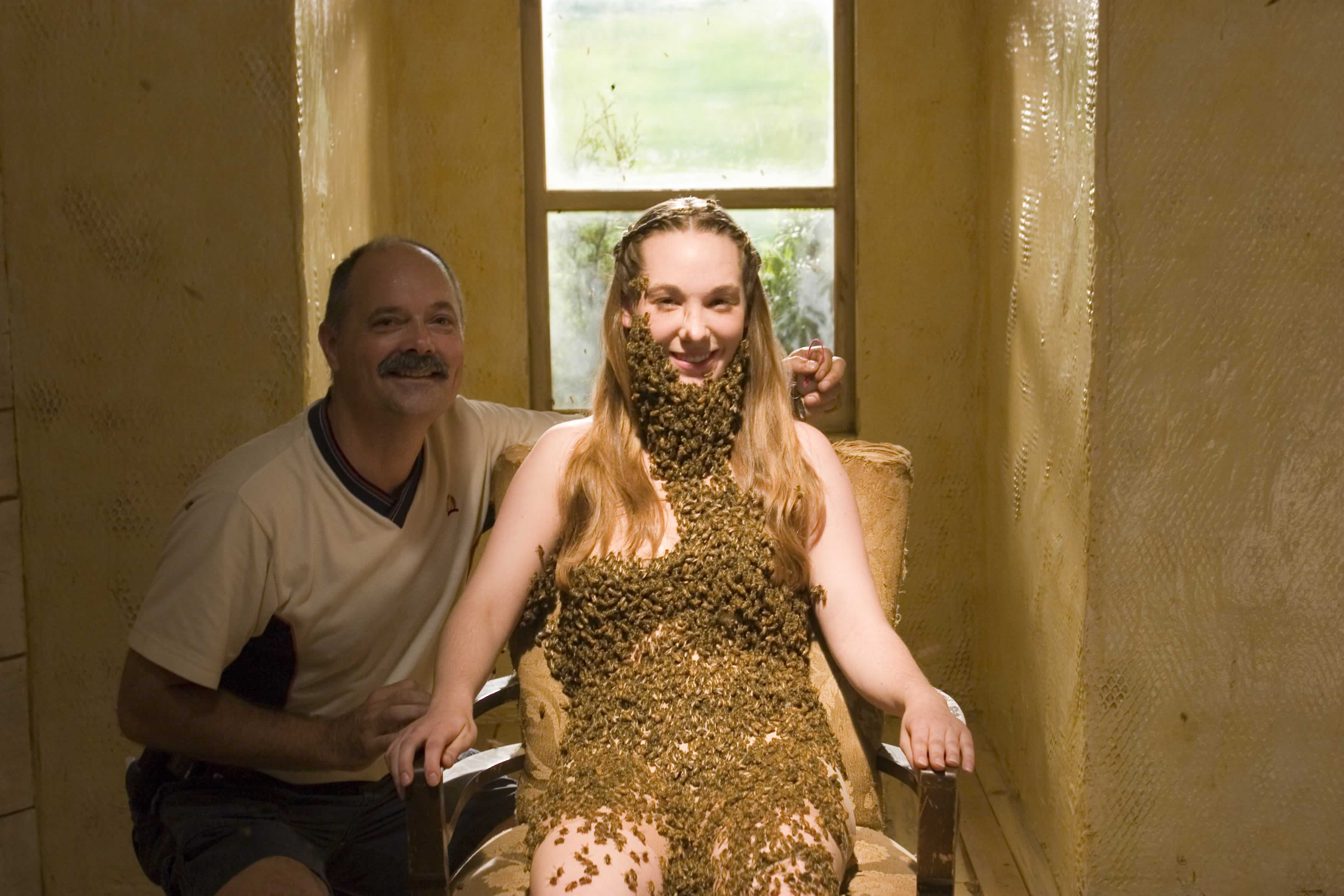 Honeybee Centre on Twitter: "#TBT to our bees on set for the filming of the  2006 Nicolas Cage movie The Wicker Man. Would you get covered in bees to be in  a