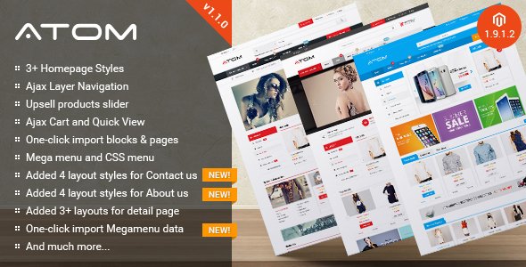 ClickPrima's tweet image. Atom – Multipurpose Responsive Magento Theme dlvr.it/NjHZtQ #Magento_Themes
