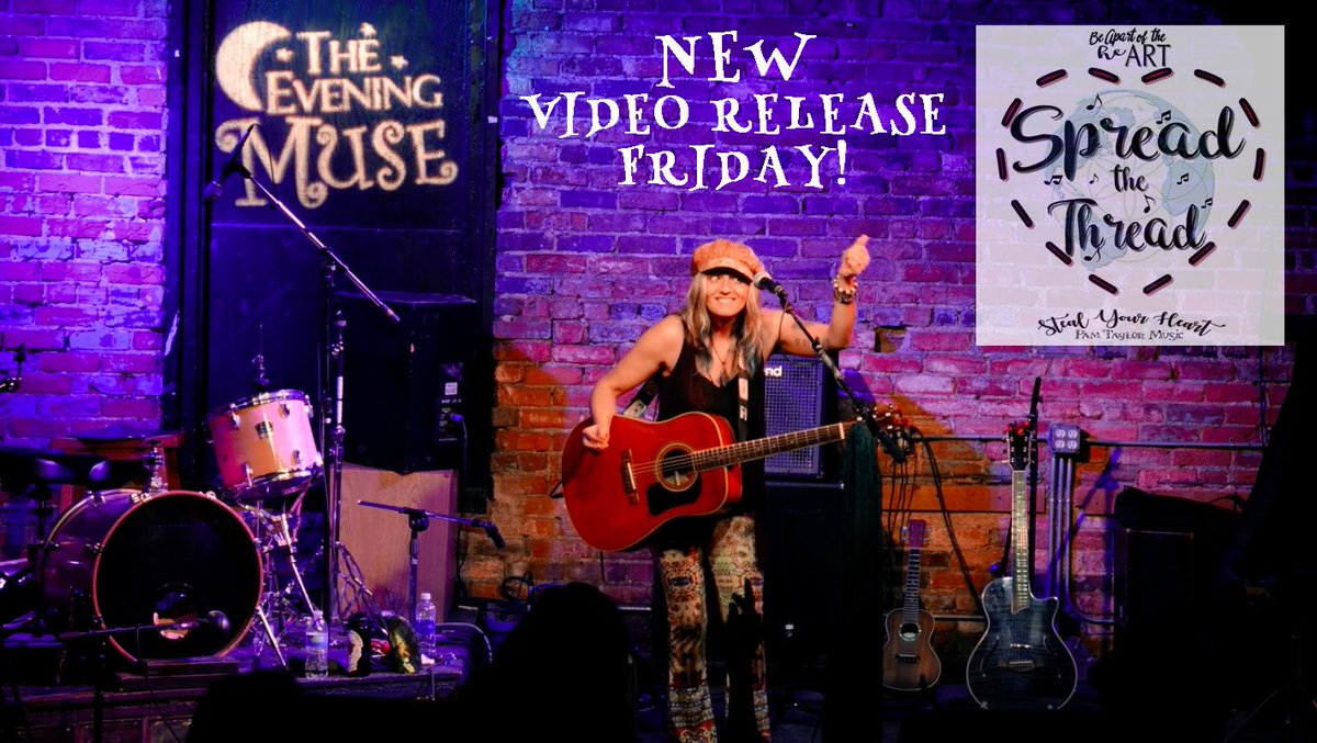 westartvideo's tweet image. New video release tomorrow via @pamtaylormusic! #spreadthethread #newvideo #wav #stealyourheart