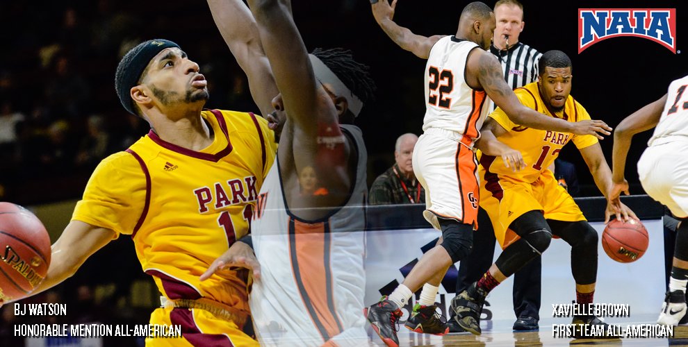 ParkPirates's tweet photo. Brown Now a Three-Time All-American on First Team, Watson Honorable Mention in #NAIADIMBB - https://t.co/bhoDVoIBul https://t.co/kqtq5jUSpr