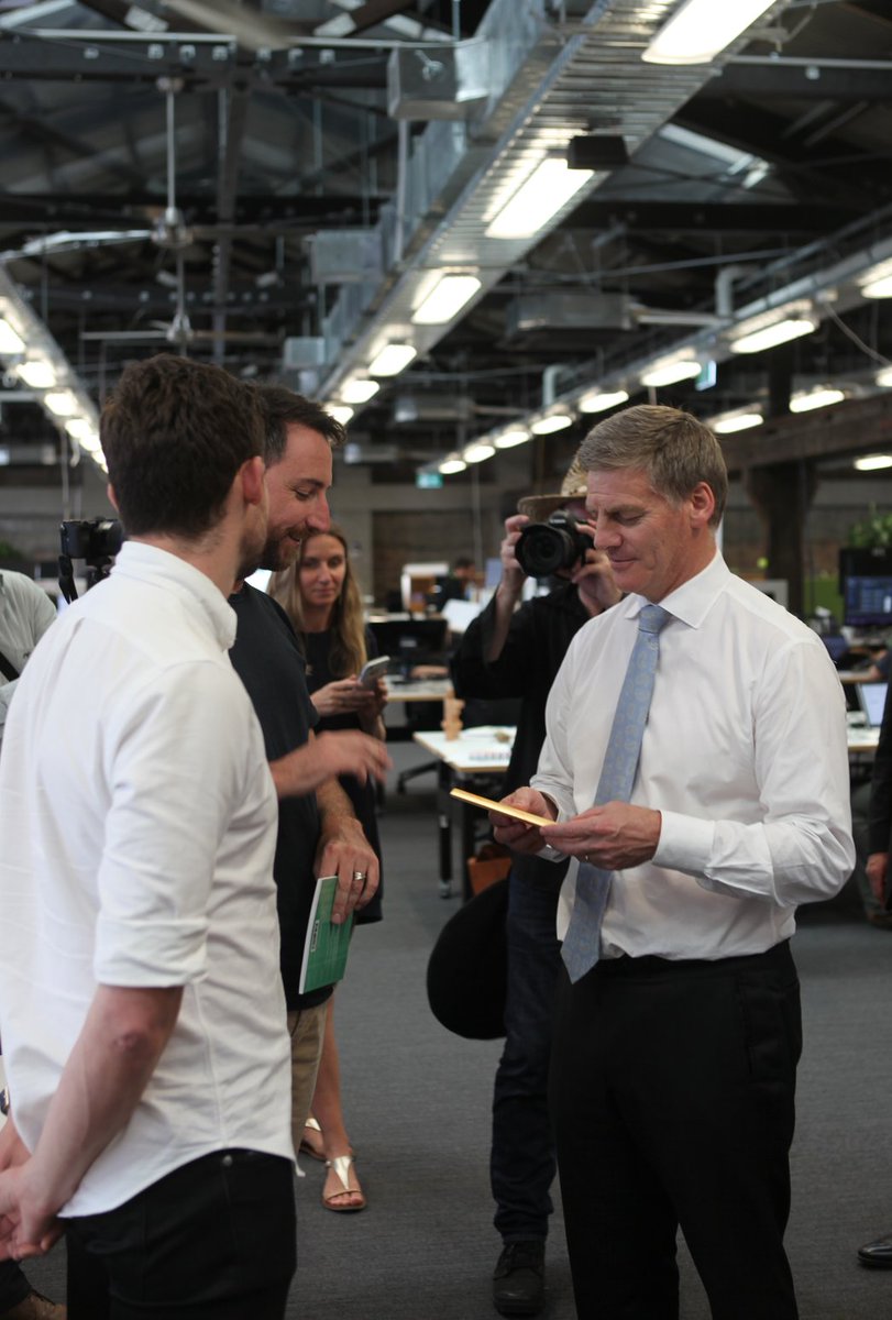 BizDojo's tweet photo. Rad to have @pmbillenglish into BizDojo today to see what we and our residents are up to. Love any excuse to show off our talented community https://t.co/PBniX4dj8a