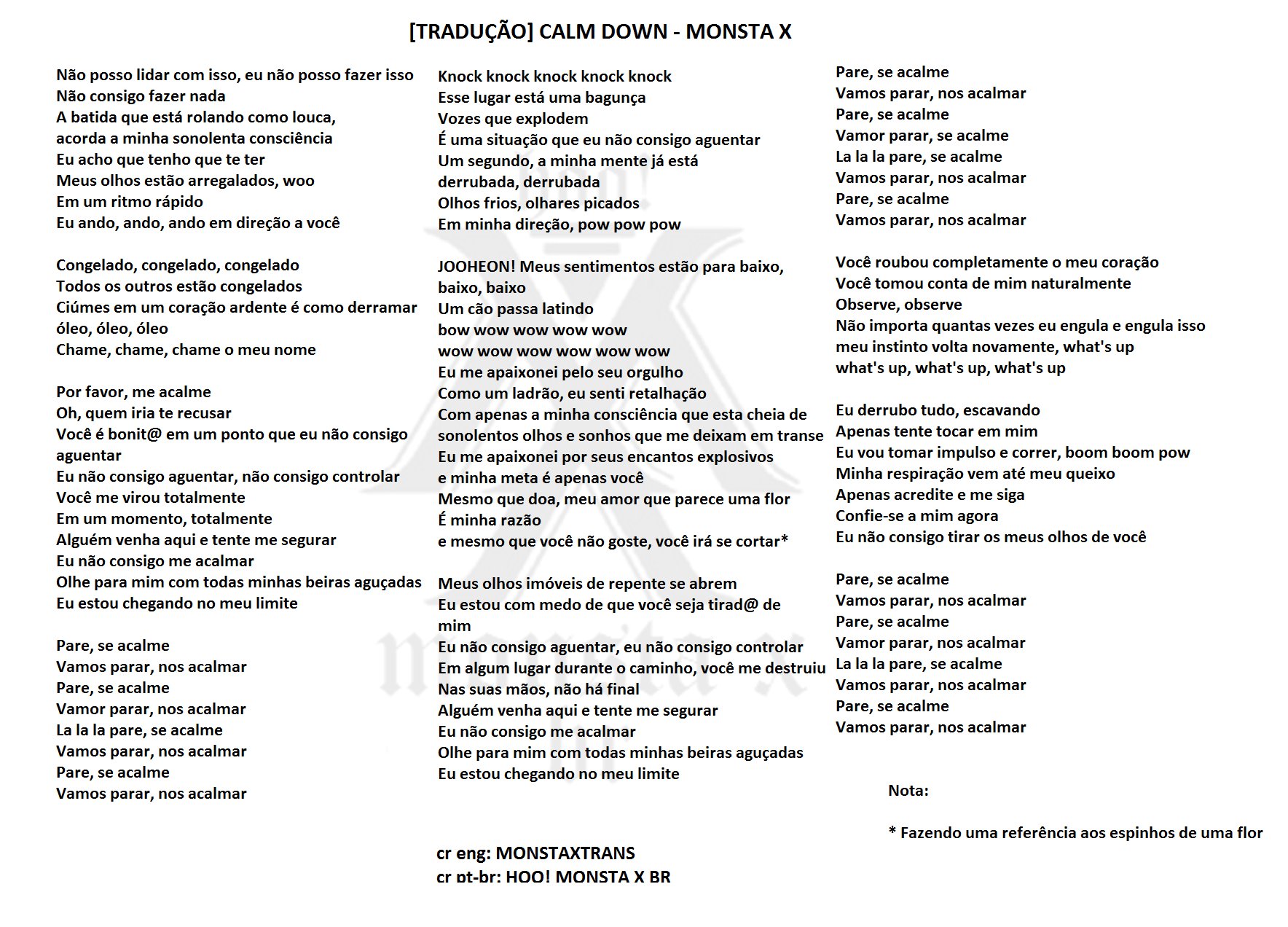 ◶ HOO! MONSTA X BR (hiatus) on X: [LETRA] Tradução da música #Incomparable  – THE CLAN part 2.5 #BEAUTIFUL (#아름다워) HQ:    / X