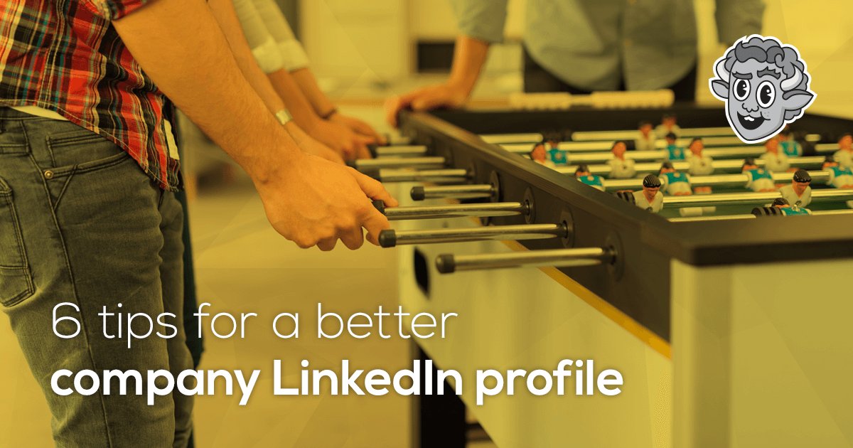 6 Tips for a better company LinkedIn profile crwd.fr/2nr0TVA