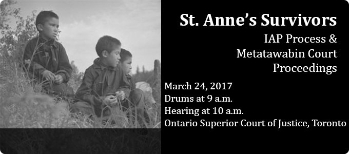 St. Anne’s Survivors: IAP Process &amp; Metatawabin Court Proceedings this Friday. More info here:
nan.on.ca/article/st-ann…