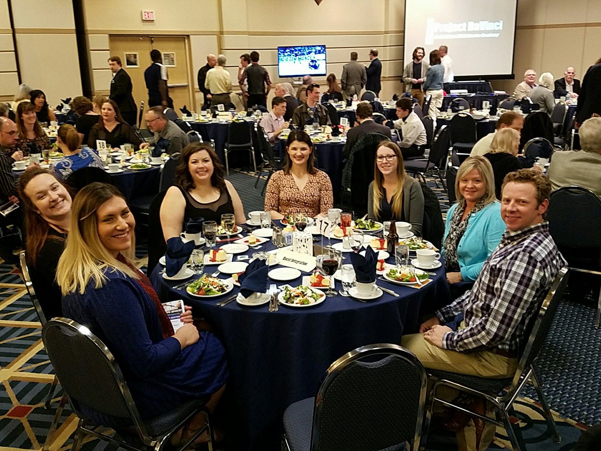 david_minerath's tweet photo. Enjoying the #QUESTINTEGRATION table at the project DaVinci cubesat dinner and auction. #nasa #SOLIDWORKS #sponsor # education #idaho https://t.co/Upuo97bmgD