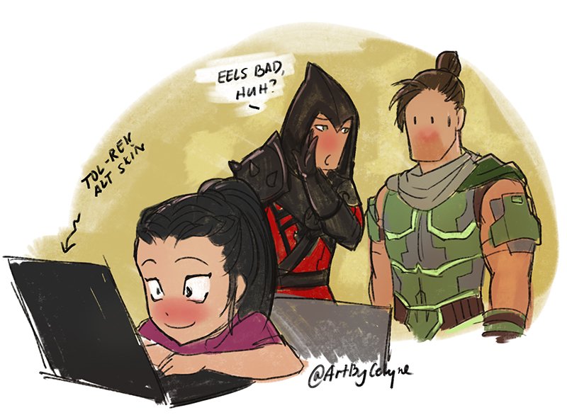 ArtByCelyne's tweet photo. Tol-Ren alt skin reaction π @AtlasReactor @Riftgame @TaliYuri @DerKampfer55 #workadoodle https://t.co/dOE0cQMWWg