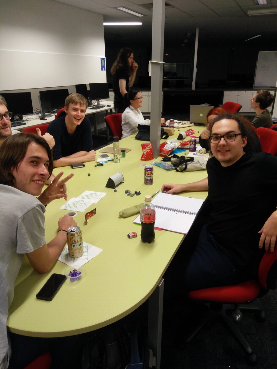 UC_GameDev_Club's tweet photo. Some quick snaps from Tuesdays #TabletopNight! Can't wait to see you all next week! https://t.co/pqKuUlEmwx