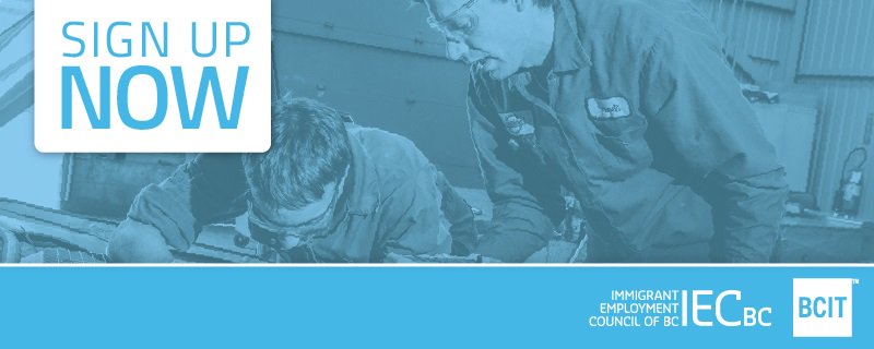 IEC_BC's tweet photo. #FASTBC provides pre-arrival support for immigrants looking for jobs in #skilledtrades. Discover more at https://t.co/N3lanCn51G #cdnimm https://t.co/HodYuR1vys