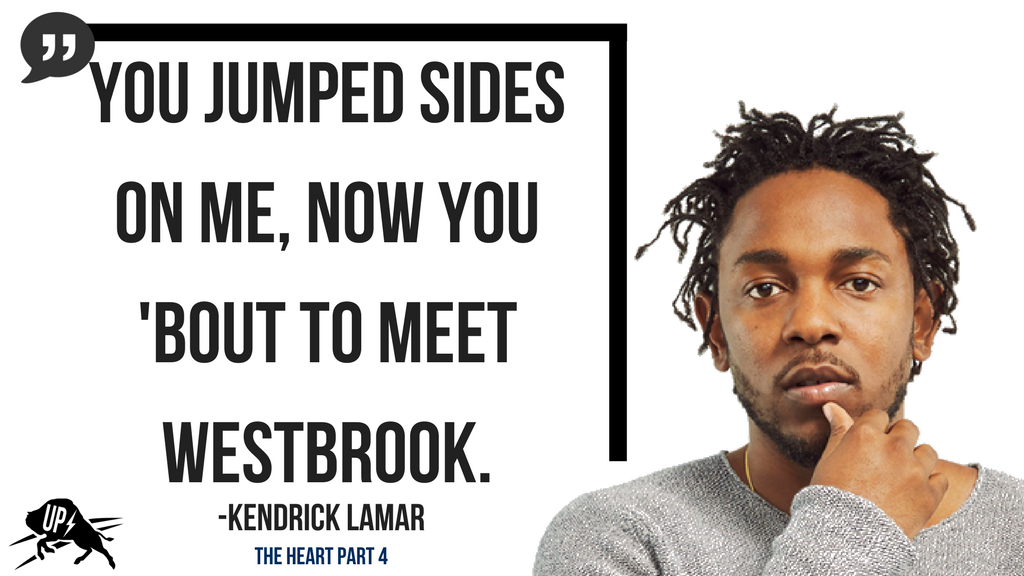 BoomtownHoops's tweet image. New Kendrick Lamar out. The Russell Westbrook reference is everything.