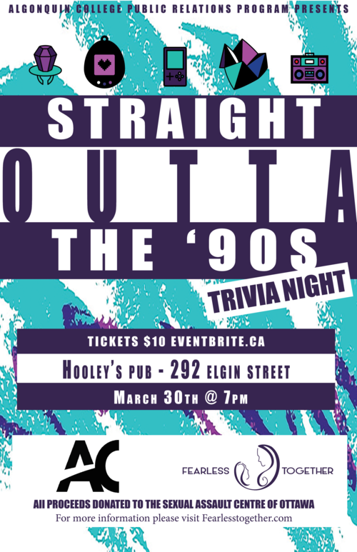 fearless2gether's tweet photo. Calling all nineties babies! Come out March 30 for an exciting night of 90s trivia. Visit https://t.co/D66AFclPnv for more info and tickets https://t.co/rhxOVjH03g