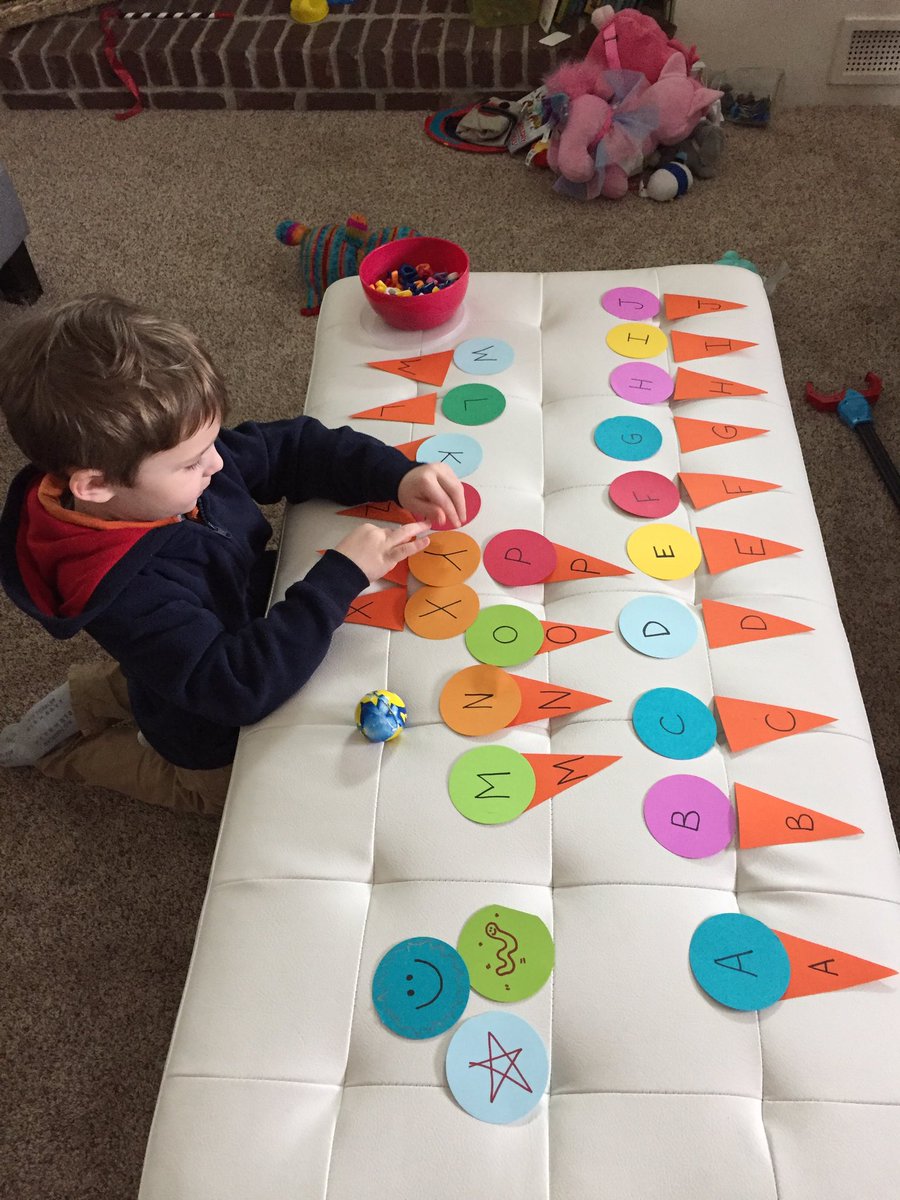 doughremishop's tweet photo. Alphabet practice. #abcpractice #learnthoseletters #preschoolactivities https://t.co/hHCoBHo6WM