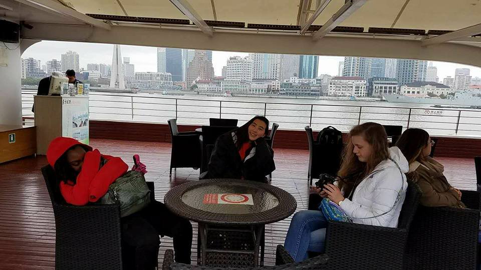 NOBLESCHINATRIP's tweet photo. On the Huangpu River Cruise on our one-day Shanghai tour! https://t.co/8YTdcHo7zB