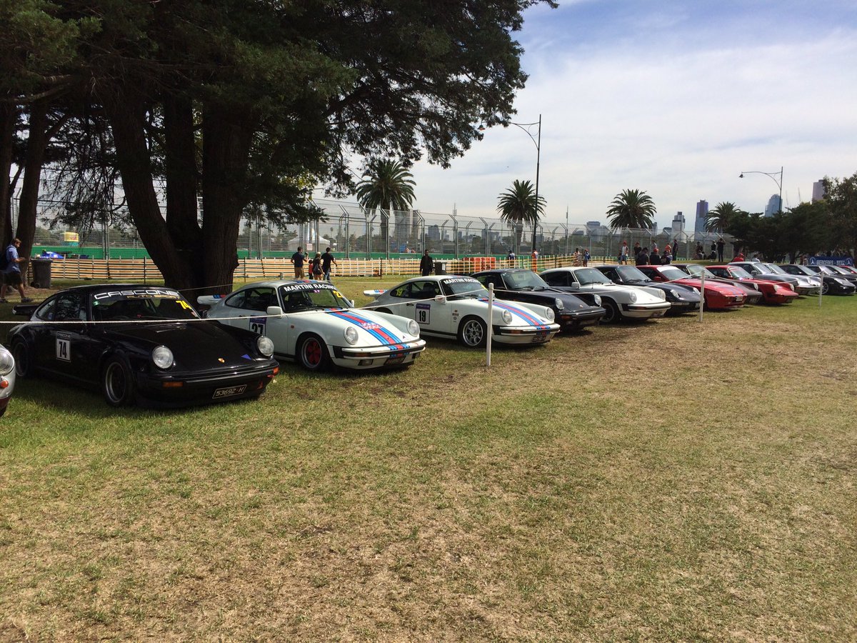 PorscheClubVic's tweet photo. @PorscheClubVic at Auto Avenue display at @ausgrandprix #porsche #AusGP #autoavenue #F1 #911 #356 #944 #928 #968CS #F1GP https://t.co/rC8m4Pu4Gy