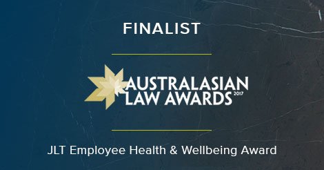 MCW named as a Finalist in the Australasian Law Awards - JLT Employee Health &amp; Wellbeing category. Read more: bit.ly/2n0aAHs