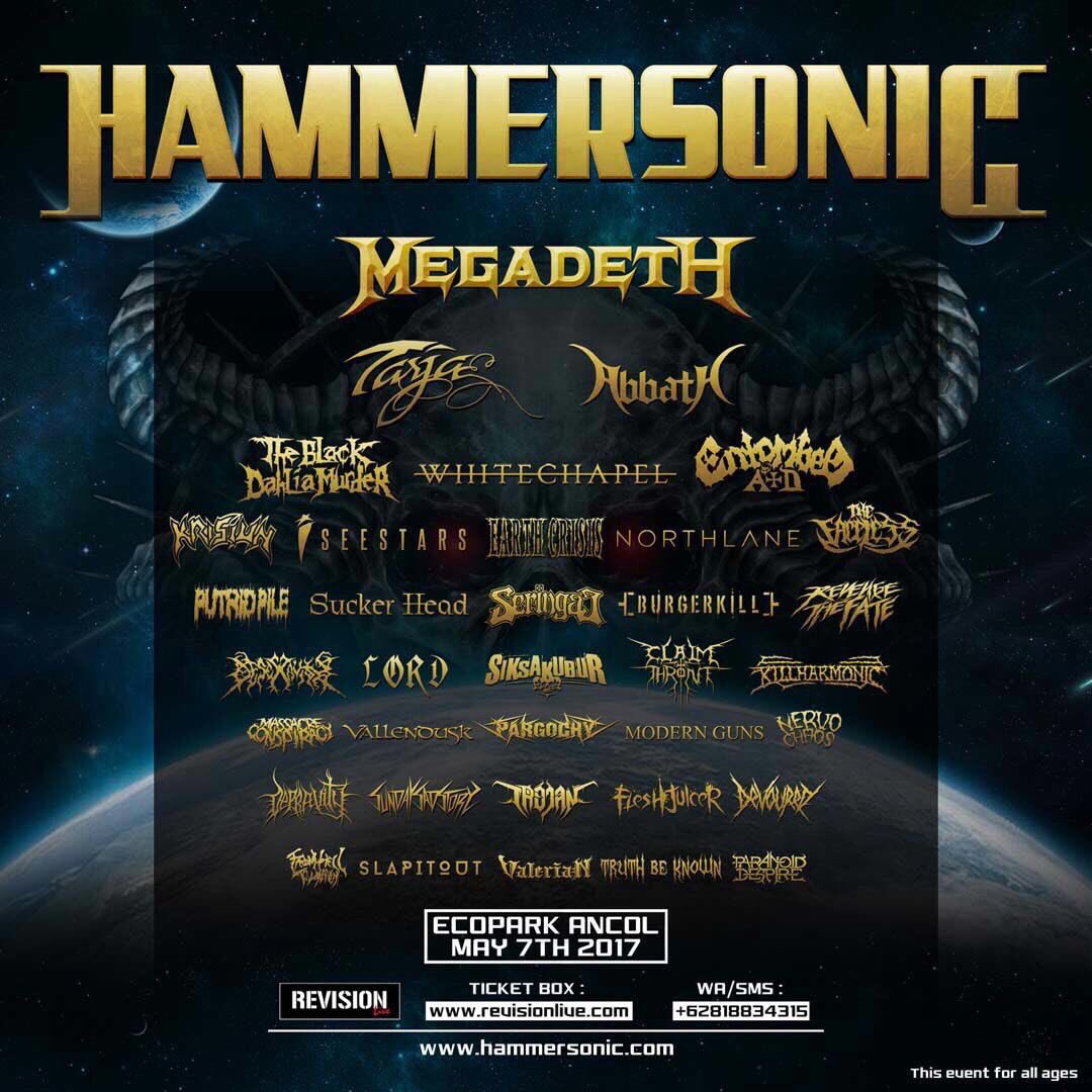 Mari  kita bersenang senang di event ini, see you <a href="/hammersonicfest/">HAMMERSONIC FESTIVAL</a> 201 \m/