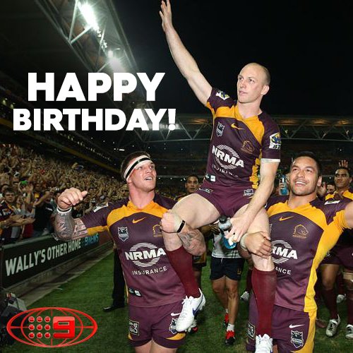 Happy Birthday to footy legend, Darren Lockyer! |  