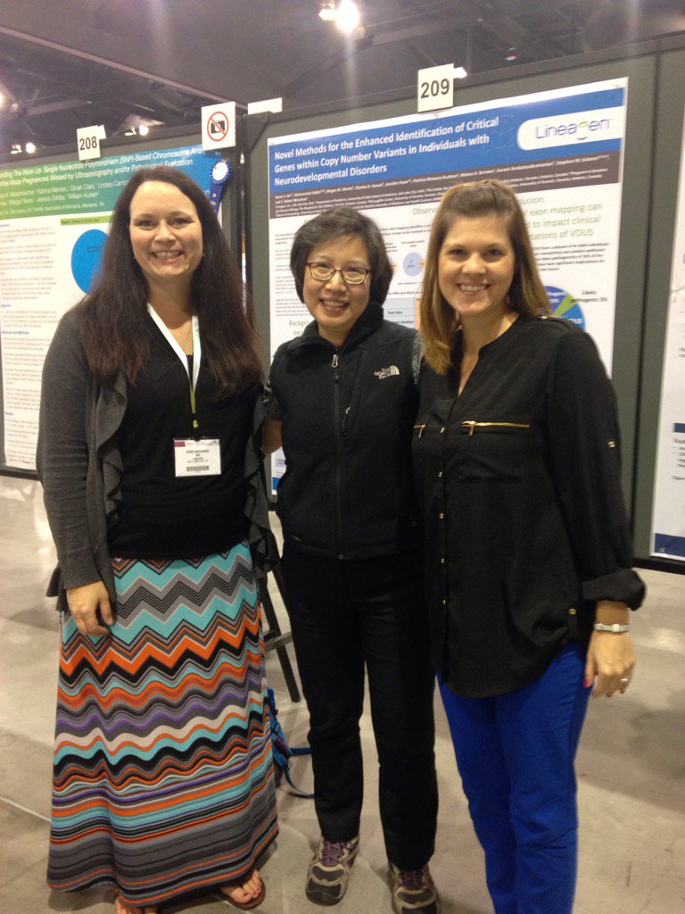 picturewing's tweet photo. #Lineagen ladies #ACMGMtg17 by storm https://t.co/FM8HmbHX5E