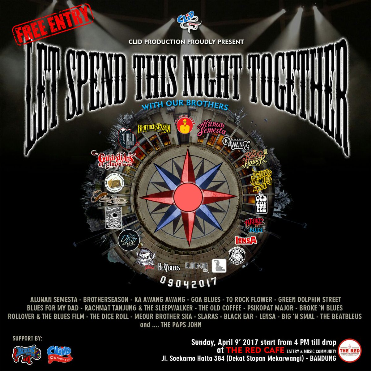 Ini bukan sekedar pertunjukkan musik, ini Silaturahmi &amp; Kebersamaan....LET SPEND THIS NIGHT TOGETHER 09042017 !!