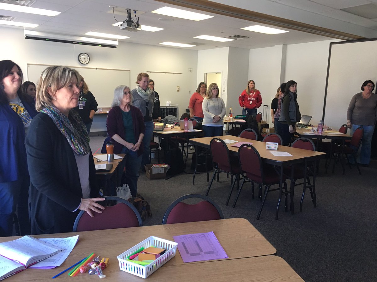 feldman_christy's tweet photo. TLCs learning the power of protecting your voice!  Believe it or not- it's very important for coaches and teachers. #d11icss https://t.co/bafNlh73iD