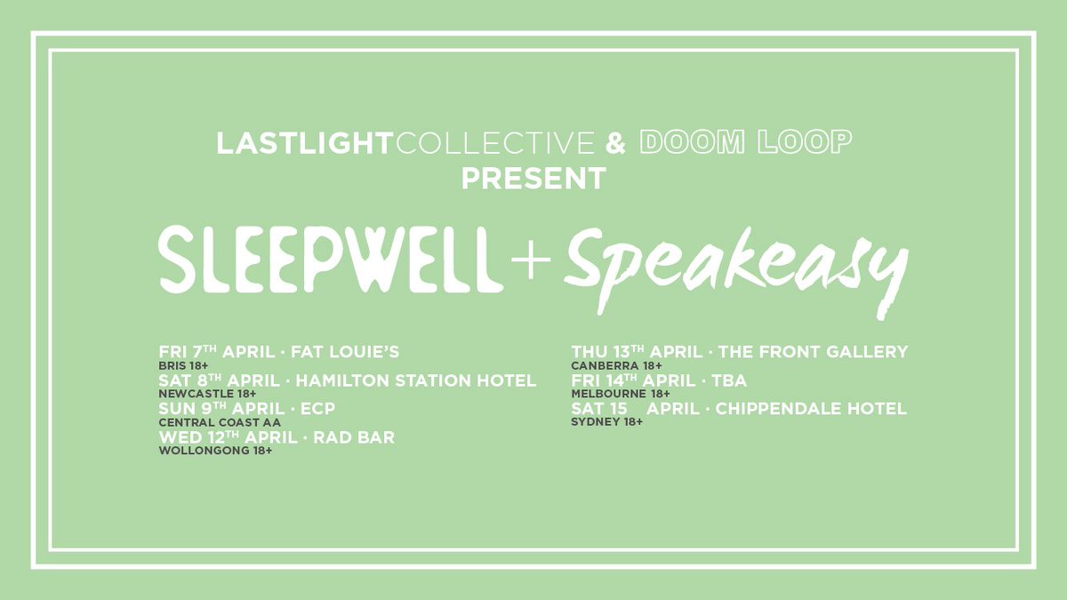 Local band who doesn't update social media tries to re-iterate they're going on tour in two weeks post. See you soon, east coast cities!