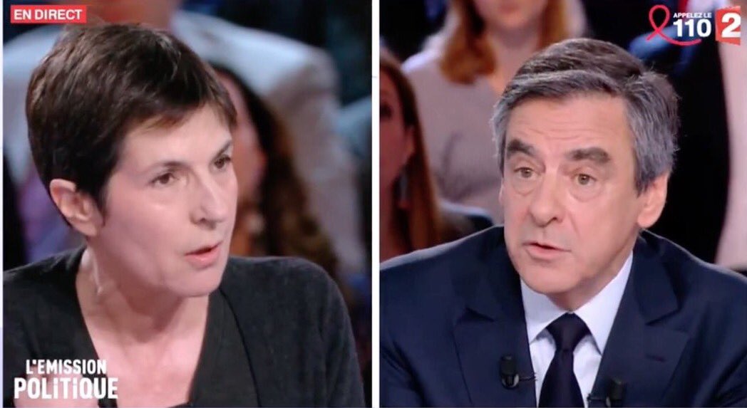 OuchikhKarim's tweet photo. La détestable prestation de Christine #Angot. L'égérie de la gauche caviar, meilleur agent publicitaire de #Fillon https://t.co/j4PnL9OpLf