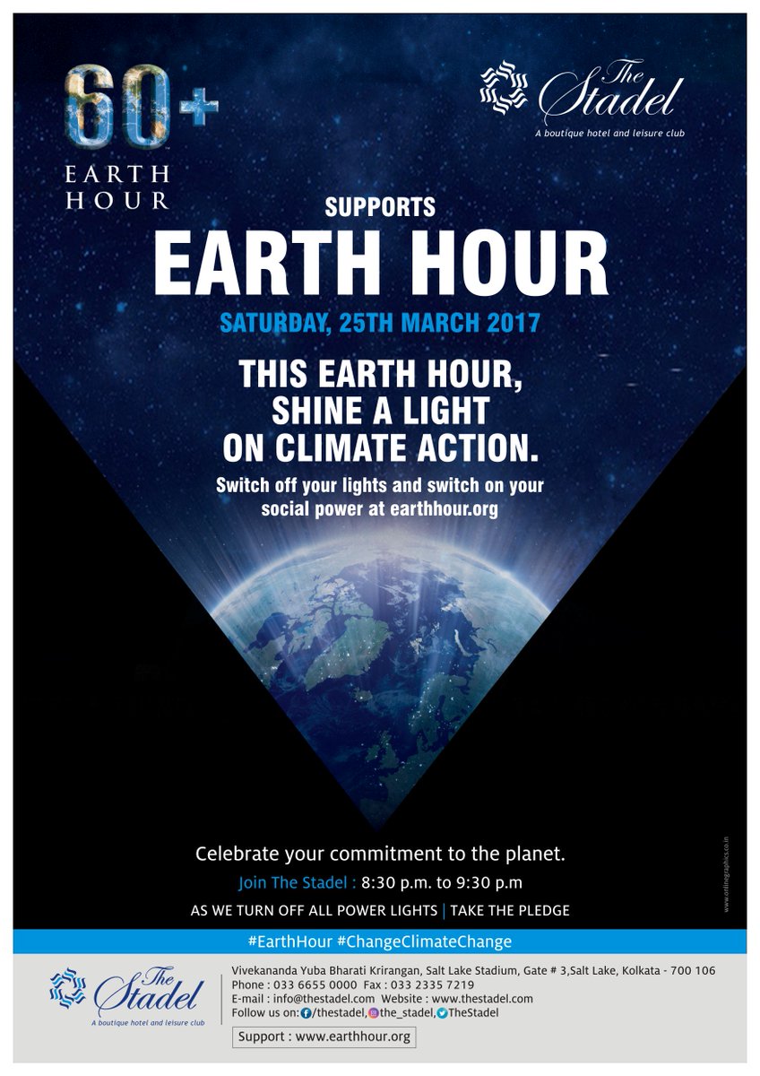 Join us in Earth Hour on Sat, 25th March from 8:30 pm - 9:30pm.