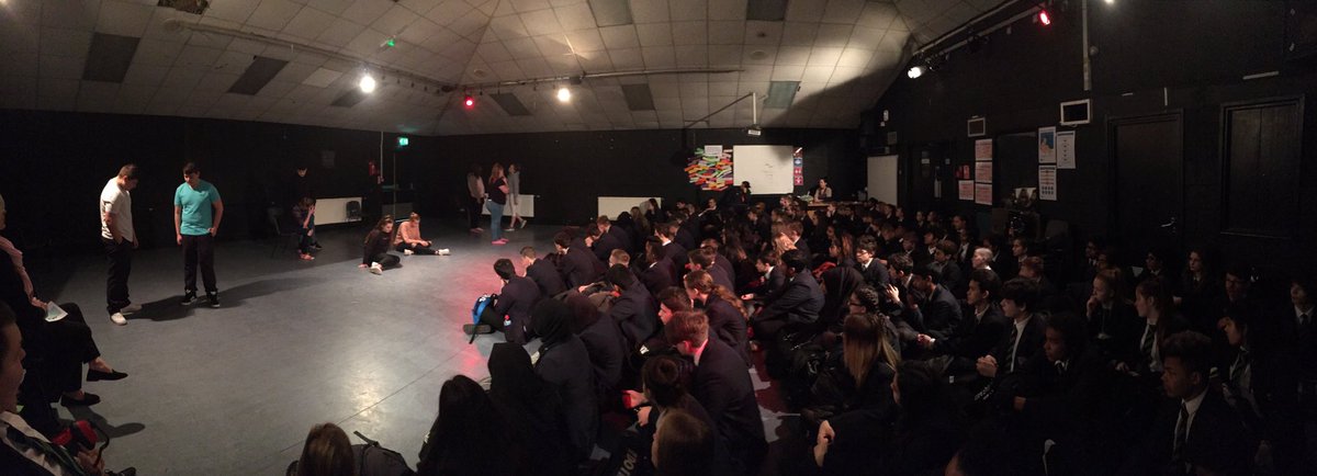 <a href="/SpringwestA/">Springwest Academy 💙</a> <a href="/dramaspringwest/">SWA Drama Dept</a> an incredible assembly this morning! Yr10 GCSE Drama group performing their devised piece to the yr group!