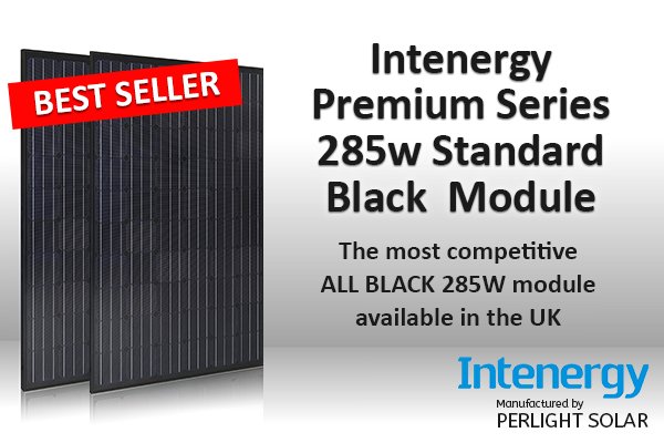 SolarvisEnergy's tweet image. Our stylish mono black 285W high-efficiency modules are back in stock and back in demand! Call 01293 843 400 | info@solarvis.energy #solar
