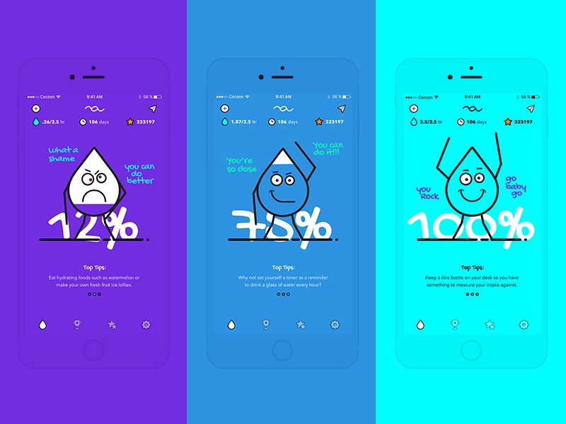 Brief #7 -> Water.club #app #design now up on #dribbble 

👇👇👇👇👇👇

dribbble.com/shots/3383693-…

#uidesign @CassiusKiani <a href="/VossierHQ/">Vossier</a>