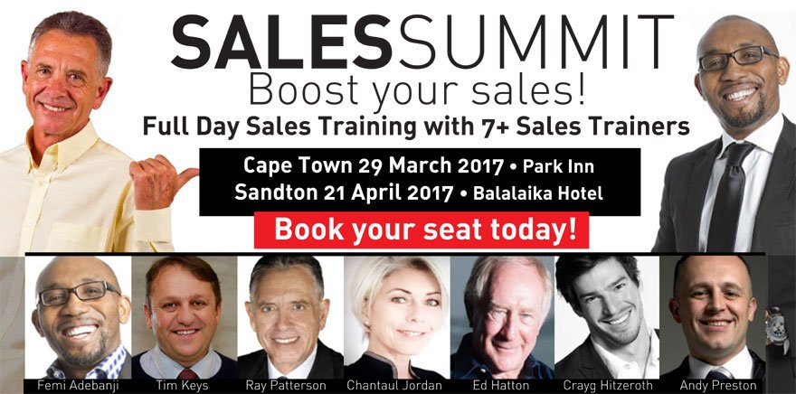 Big_Events's tweet image. Lets boost your sales! Attend the @SalesSummitSA Conference. Sandton 16 March, Cape 29 March. Book here bit.ly/22bD9yF