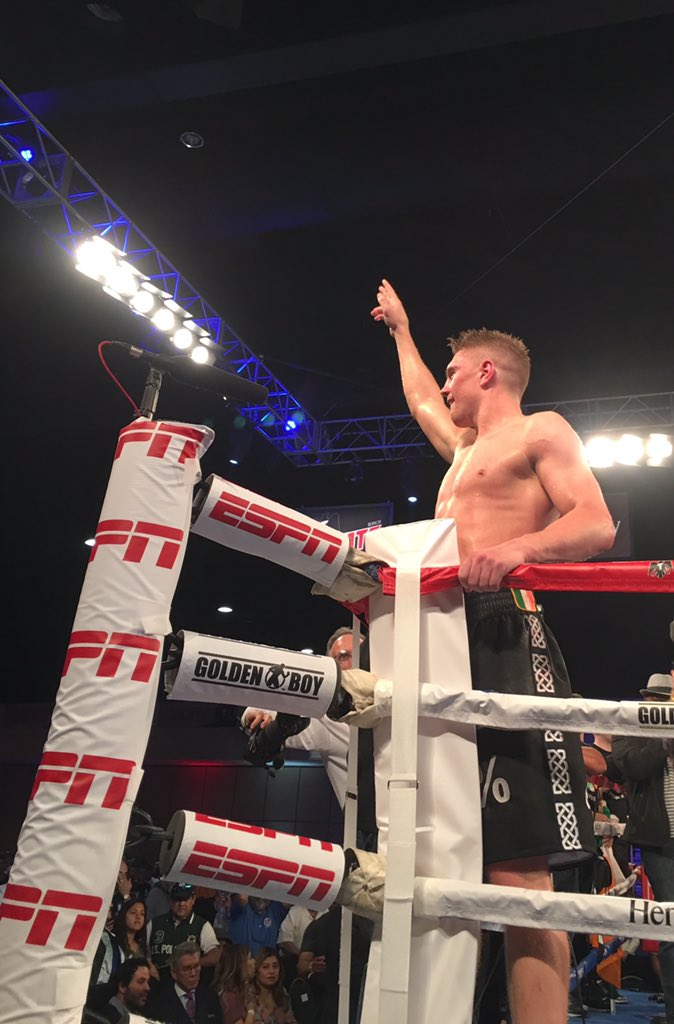 Still #undefeated <a href="/jay_quigley/">Jason Quigley</a> captures the NABF Middleweight Title winning by unanimous decision #ESPN2 <a href="/espn/">ESPN</a> #GBPonESPN