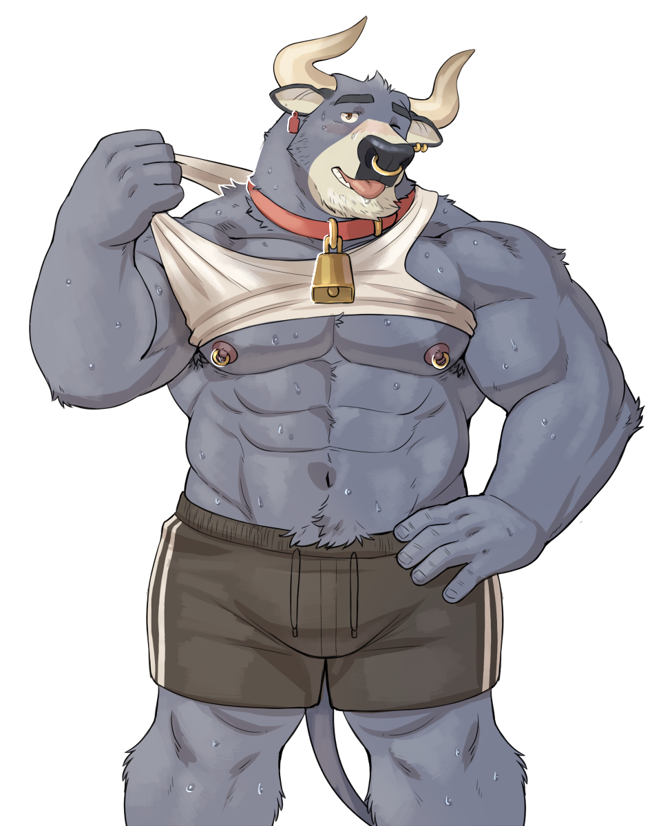 Sweaty Dozer @Saltypoundcake 's hunky bull! 